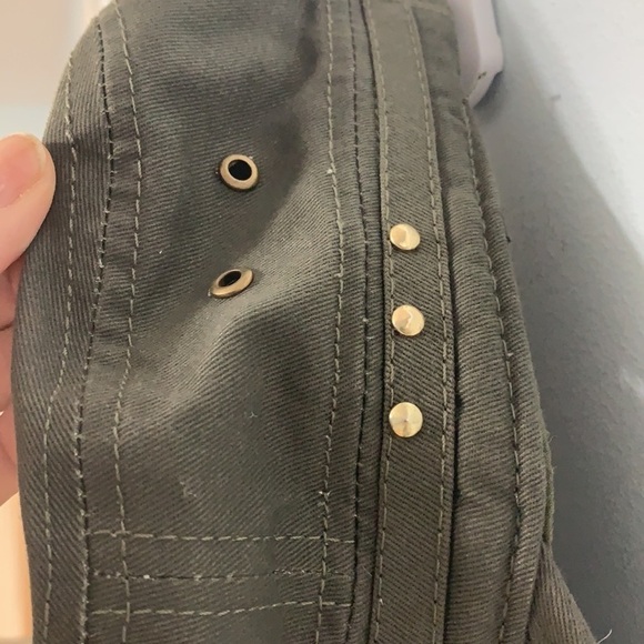 United States Air Force Embroidered Army Green Adjustable 100% Cotton Cap Hat - Picture 7 of 16